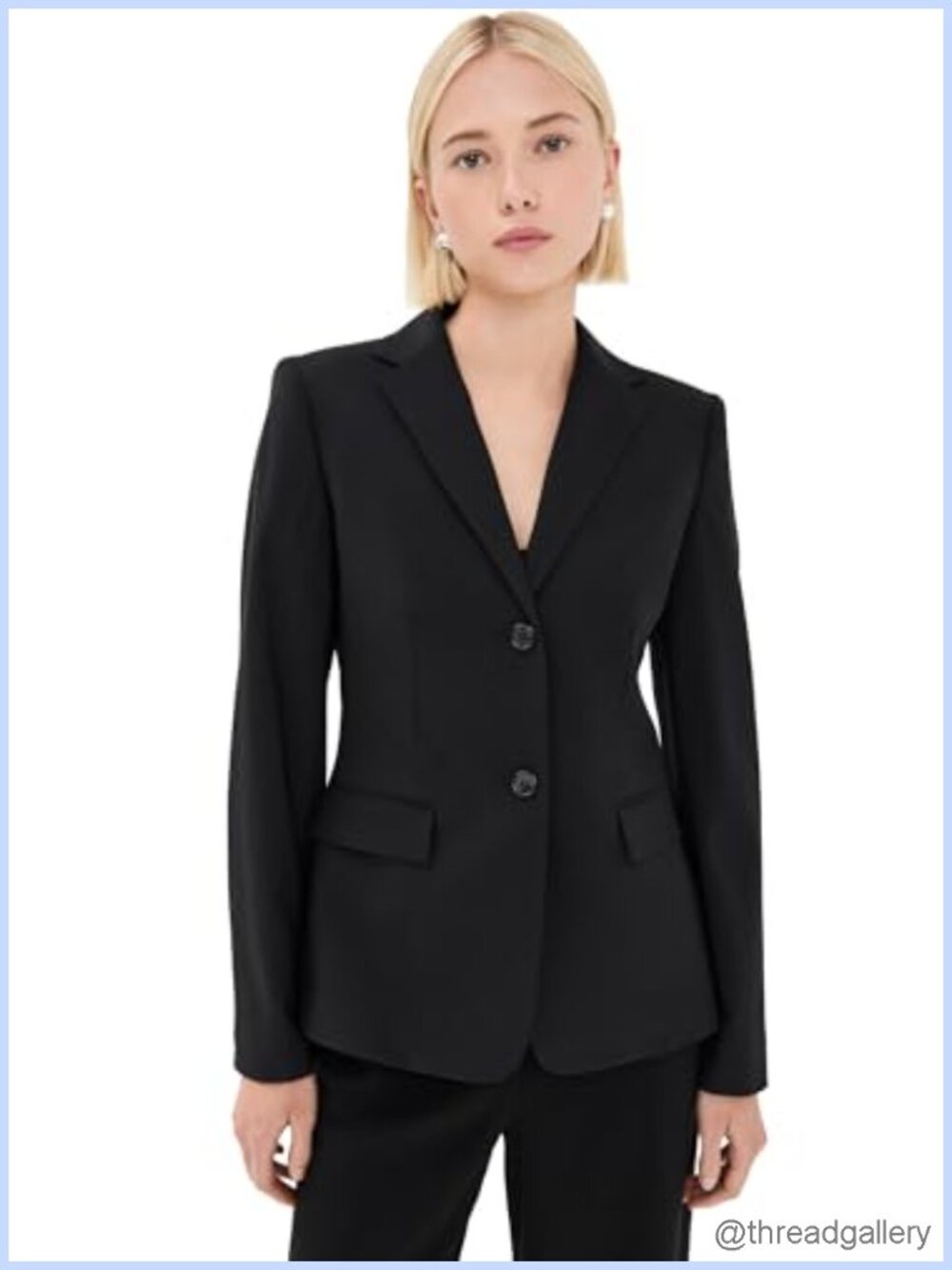 Theory Single Breasted Slim Blazer Professional Workwear